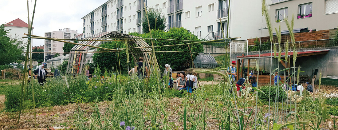 jardin partagé à Besançon