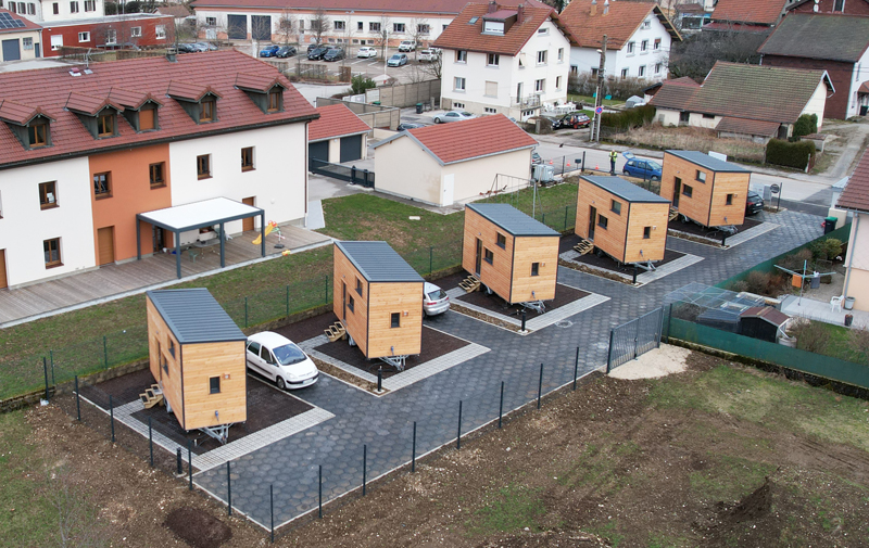 Inauguration de 5 tiny houses à Pontarlier