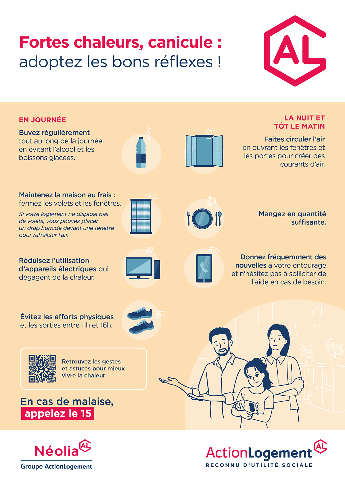 Fortes chaleurs, canicule : les bons réflexes