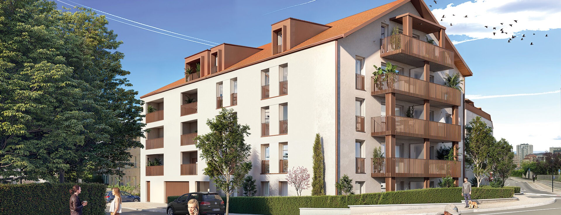Programme Néolia Le Clos Lumière à Besançon - Perspective