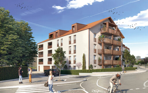 Programme Néolia Le Clos Lumière à Besançon - Perspective