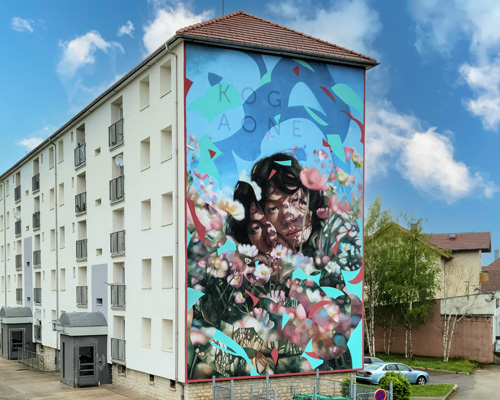 Fresque murale de KogaOne à Pontarlier