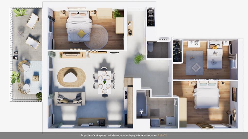 Appartement 4 pièces 77 m2