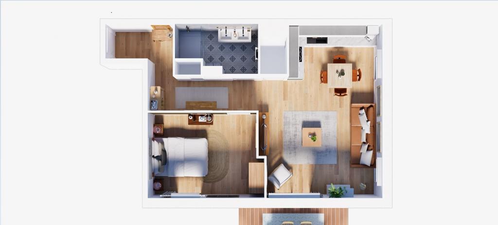 Appartement 2 pièces 50 m2